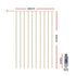 3X3M Christmas Lights Curtain String Light 300 LED Cool White
