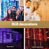 Jingle Jollys 6x3m Christmas Curtain Lights 960 LED RGB Remote Fairy Backdrop