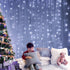 6X3M Christmas Lights Curtain Light Cool White 600 LED