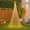 Solar Christmas Tree 3.6m 800 LED Net Lights Xmas Trees Decoration