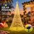 Solar Christmas Tree 3.6m 800 LED Net Lights Xmas Trees Decoration
