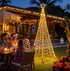 Solar Christmas Tree 3.6m 800 LED Net Lights Xmas Trees Decoration