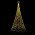 3.6M Christmas Tree 800 LED Solar Net Lights Jingle Jollys