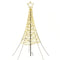 Jingle Jollys 2.1m Solar Christmas Tree 320 Warm White LED Net Lights 8 Modes
