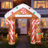 2.8M Christmas Inflatable Archway with LED Lights, Outdoor Set