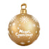 60cm Christmas Inflatable Bauble Ball Outdoor Decoration Gold with Pump