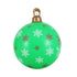 60cm Christmas Inflatable Bauble Ball Outdoor Decoration Green with Pump
