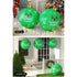 60cm Christmas Inflatable Bauble Ball Outdoor Decoration Green with Pump