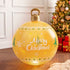 Christmas Inflatable Ball 60cm Led Illuminated Xmas Decoration