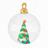 60cm Clear Inflatable Christmas Tree Bauble Water Repellent PVC with Pump