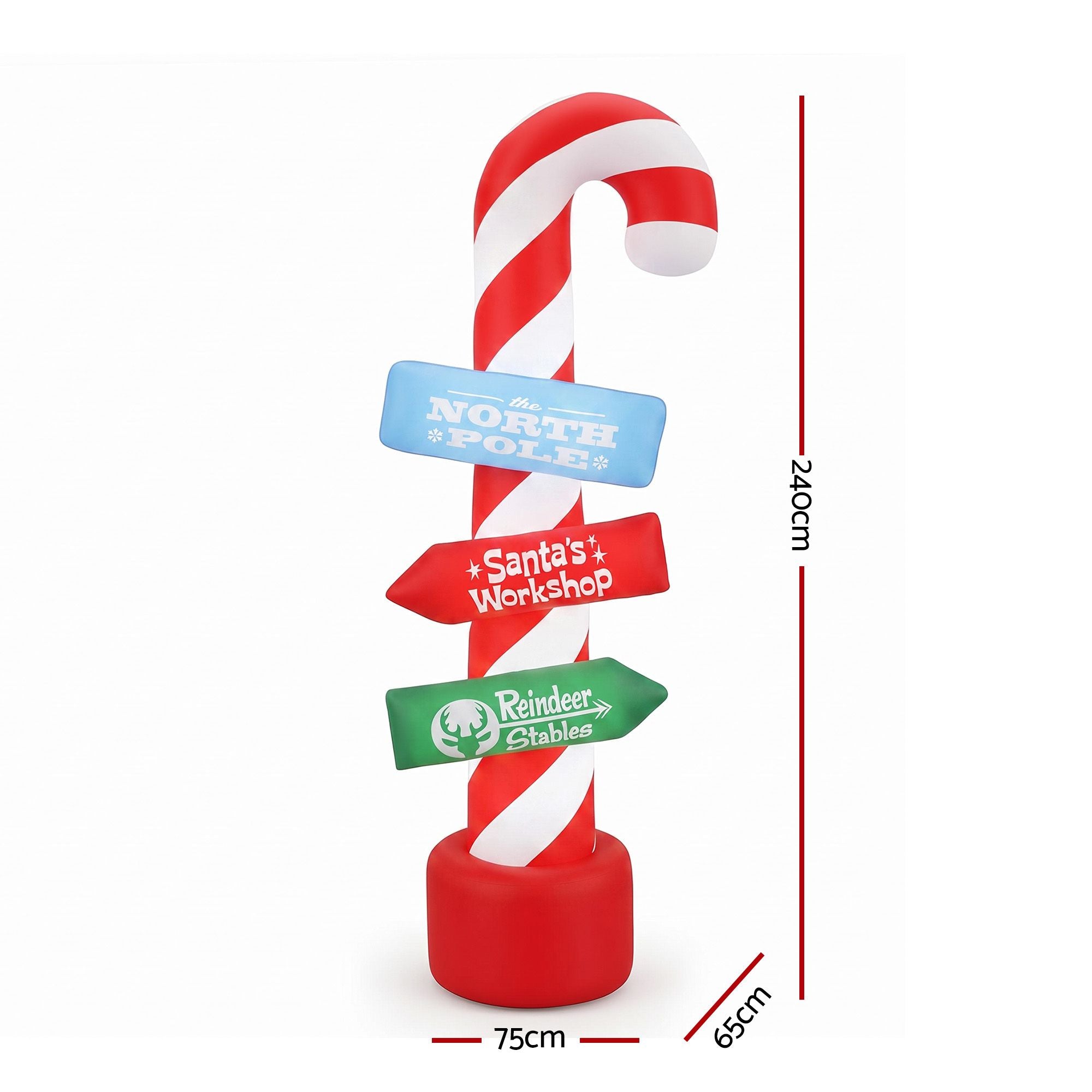 240cm Christmas Inflatable LED Outdoor Holiday Decoration with Blower