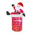 1.8M Christmas Inflatable Santa Chimney LED Lights