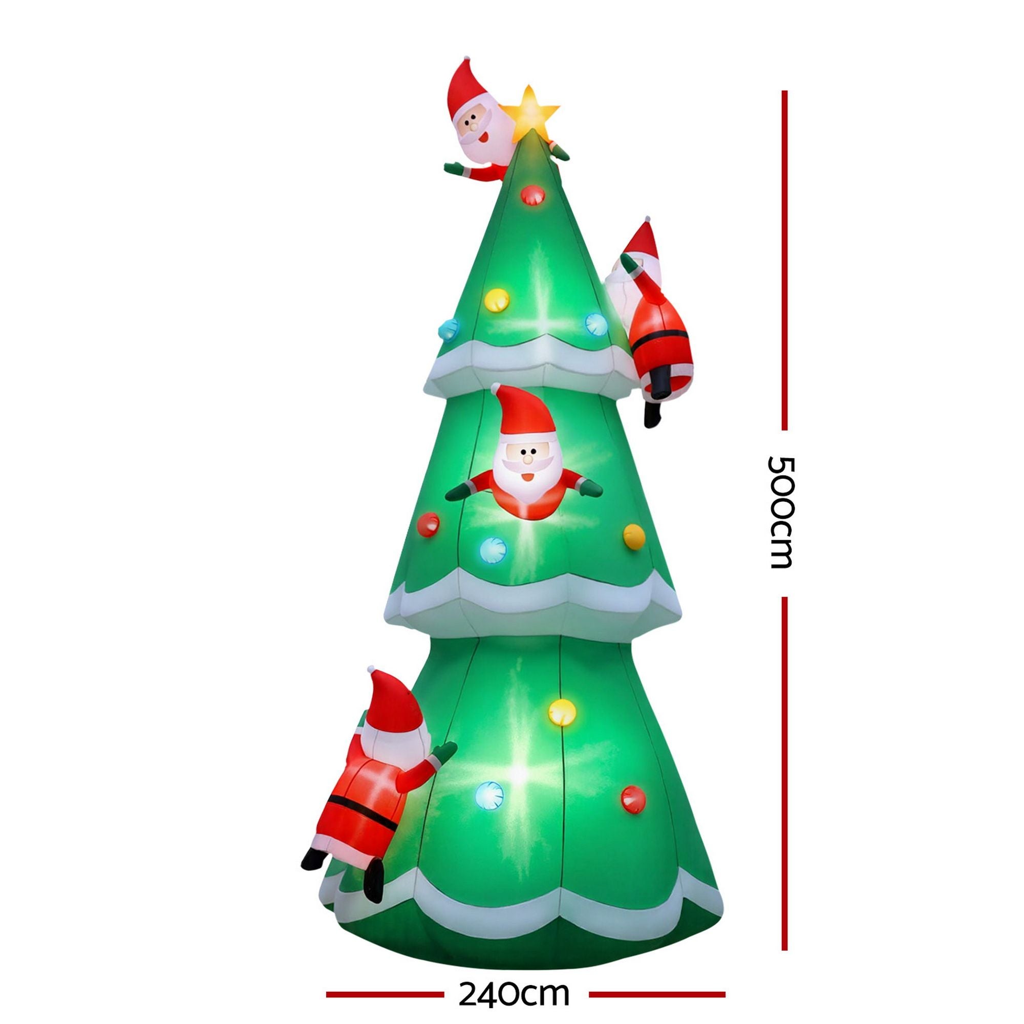 5M Christmas Inflatable LED Outdoor Holiday Decoration with Blower