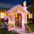 Jingle Jollys Christmas Inflatable Gingerbread Man Candy 3.2M Illuminated Decorations