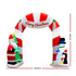 Jingle Jollys Christmas Inflatable Archwary Santa 3M Illuminated Decorations