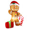 Christmas Inflatable Gingerbread Man with LED Lights