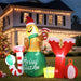 Christmas Inflatable Gingerman Joy 3M Long Outdoor Decorations Illuminated