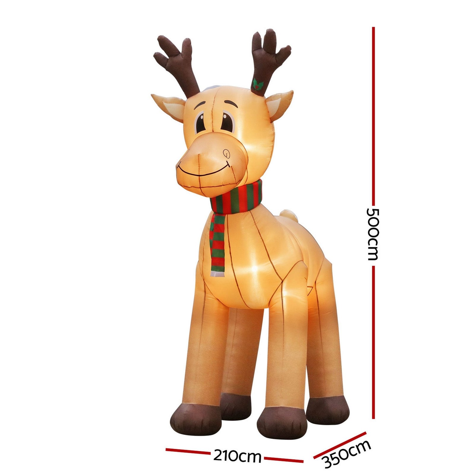5M Christmas Inflatable LED Outdoor Holiday Decoration with Blower