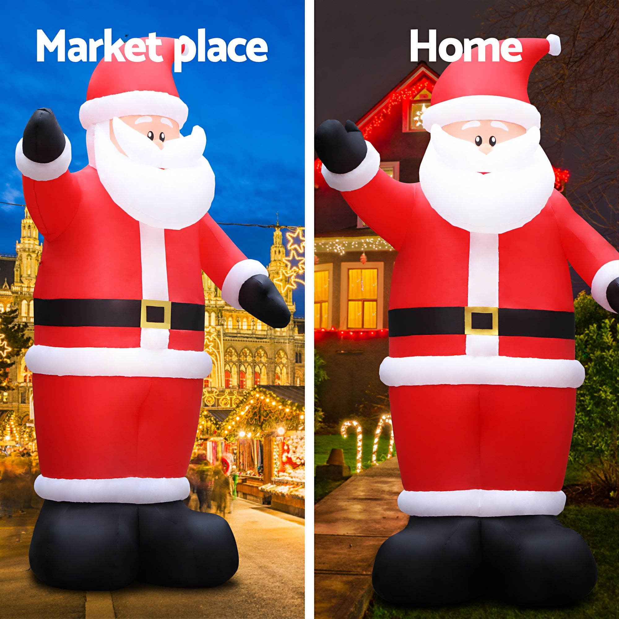 5M Christmas Inflatable LED Outdoor Holiday Decoration with Blower