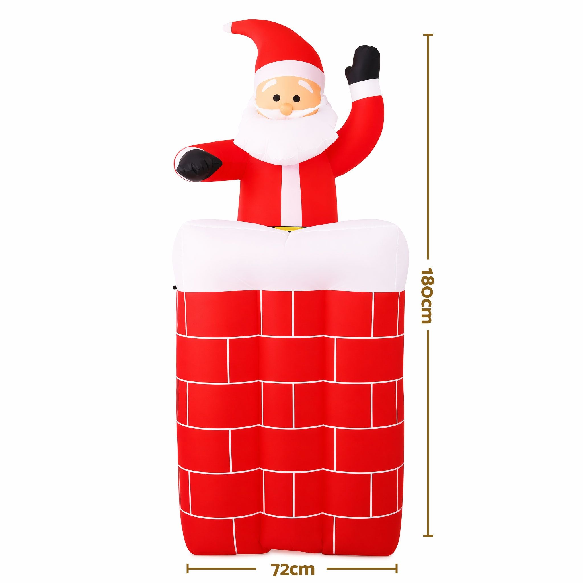 Christmas Inflatable LED Outdoor Holiday Decoration with Blower 180cm