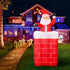 Christmas Inflatable LED Outdoor Holiday Decoration with Blower 180cm