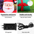 Jingle Jollys Christmas Inflatable Santa in Ballon 2.8M Height LED Decorations Illuminated