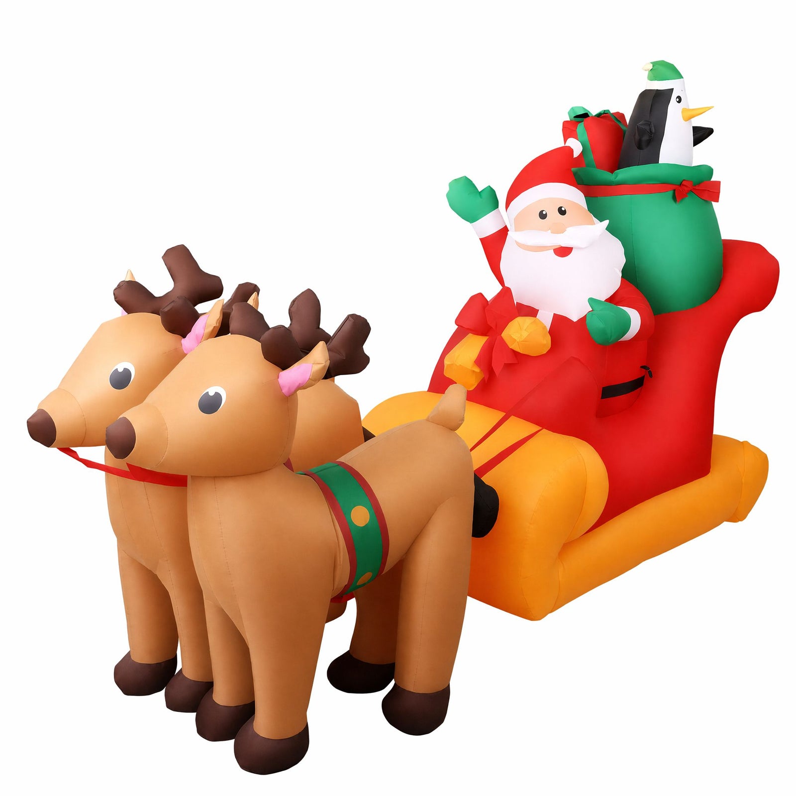 2.2M Christmas Inflatable LED Outdoor Holiday Decoration