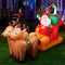 2.2M Christmas Inflatable LED Outdoor Holiday Decoration