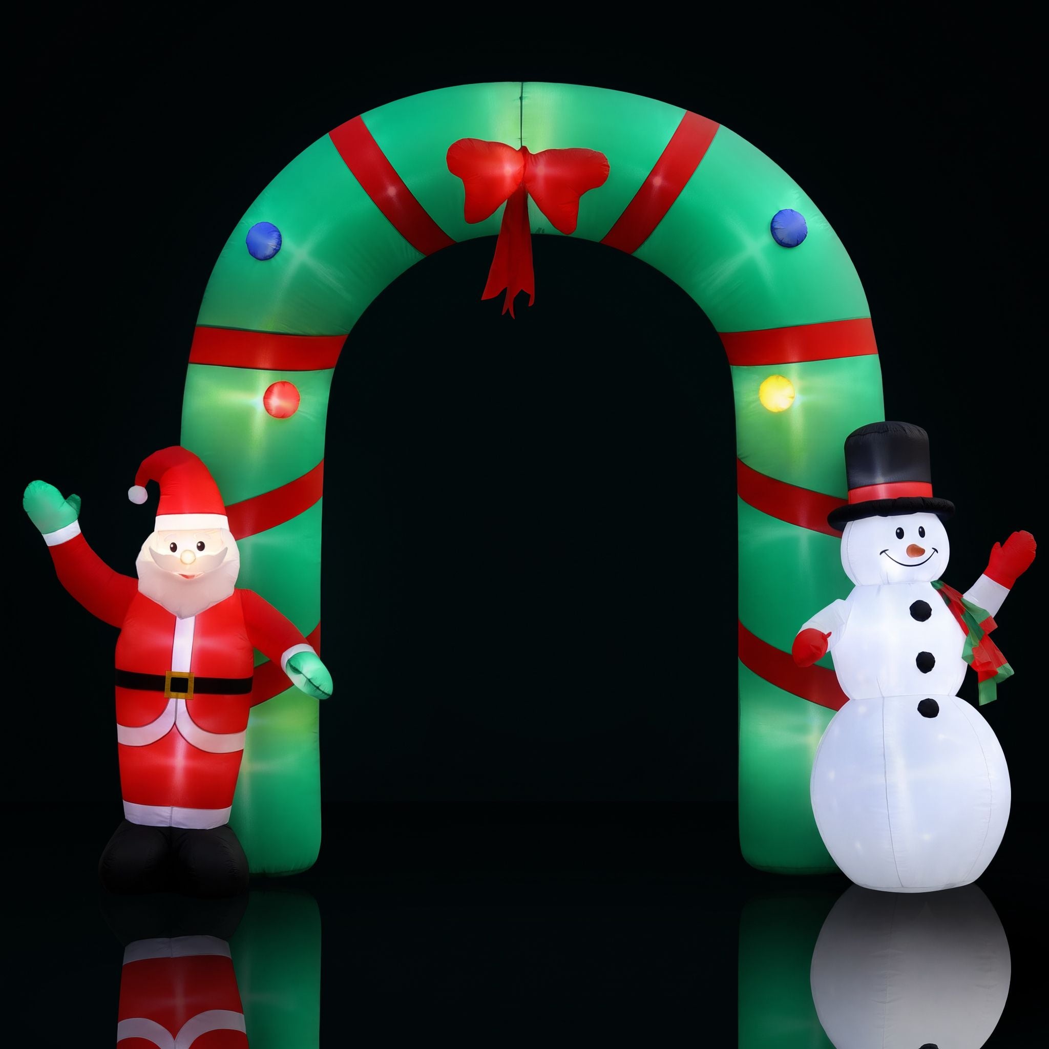 2.8M Christmas Inflatable LED Outdoor Yard Decoration Blow Up
