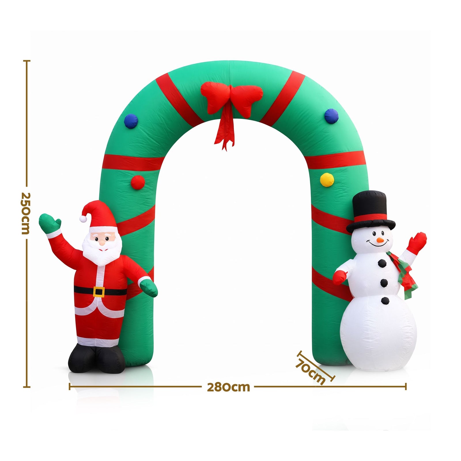 2.8M Christmas Inflatable LED Outdoor Yard Decoration Blow Up