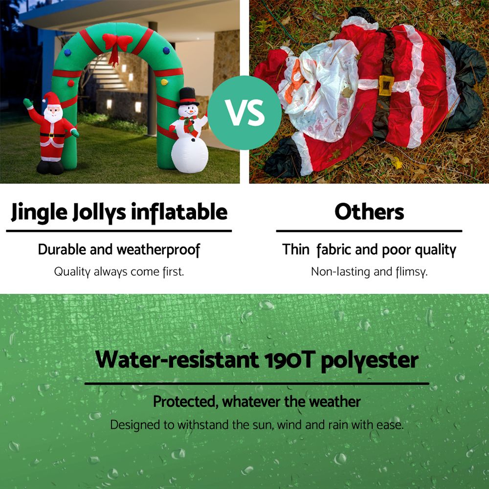 2.8M Christmas Inflatable LED Outdoor Yard Decoration Blow Up
