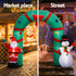 2.8M Christmas Inflatable LED Outdoor Yard Decoration Blow Up