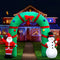 2.8M Christmas Inflatable LED Outdoor Yard Decoration Blow Up