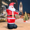 5M Christmas Inflatable Santa Claus with LED Lights Outdoor Decoration
