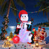 Jingle Jollys Christmas Inflatable Snowman 1.8M Height LED Outdoor Decorations Illuminated