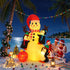 Jingle Jollys Christmas Inflatable Snowman 1.8M Height LED Outdoor Decorations Warm Light