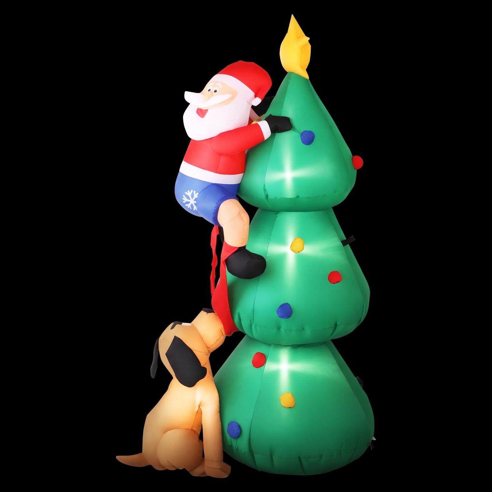 Christmas Inflatable LED Outdoor Holiday Decoration with Blower 180cm