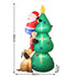 Christmas Inflatable LED Outdoor Holiday Decoration with Blower 180cm