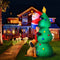 Christmas Inflatable LED Outdoor Holiday Decoration with Blower 180cm