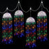 Jingle Jollys Christmas Lights Solar Jellyfish 4Pcs Garden Decorative Multi-Color