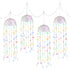 Jingle Jollys Christmas Lights Solar Jellyfish 4Pcs Garden Decorative Multi-Color