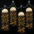 Christmas Lights Solar Jellyfish 4Pcs Garden Decorative Warm White