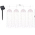 Christmas Lights Solar Jellyfish 4Pcs Garden Decorative Warm White
