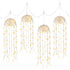 Christmas Lights Solar Jellyfish 4Pcs Garden Decorative Warm White