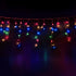 20M Solar Icicle Lights 500 LED Multi Colour Outdoor Fairy Lights