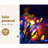 20M Solar Icicle Lights 500 LED Multi Colour Outdoor Fairy Lights