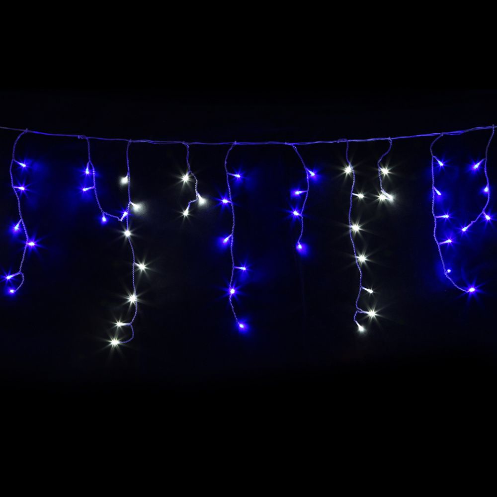 20M LED Icicle Christmas Lights 800 Blue LEDs Outdoor Waterproof