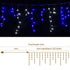 20M LED Icicle Christmas Lights 800 Blue LEDs Outdoor Waterproof