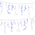 20M LED Icicle Christmas Lights 800 Blue LEDs Outdoor Waterproof