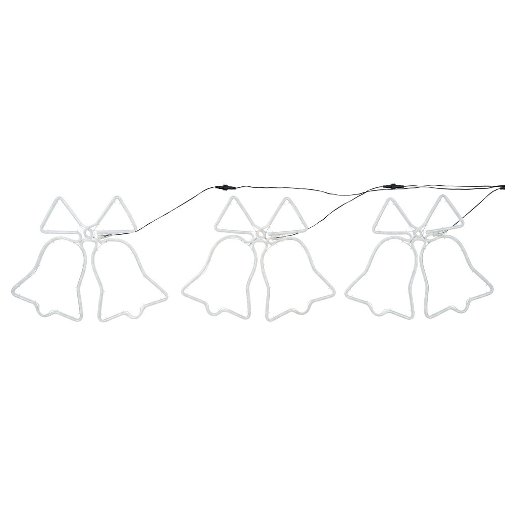 Tinseltown Christmas Light 3PCS Jingle Bell Set LED Motif Lights